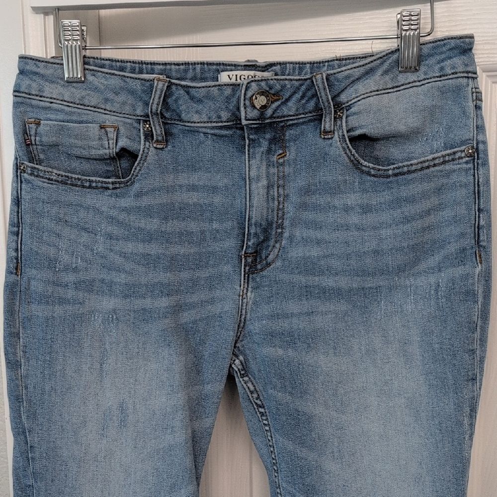 Vigoss Women's Light Blue Marley Skinny Jeans
